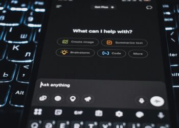 A smartphone is showing an ai assistant's interface.